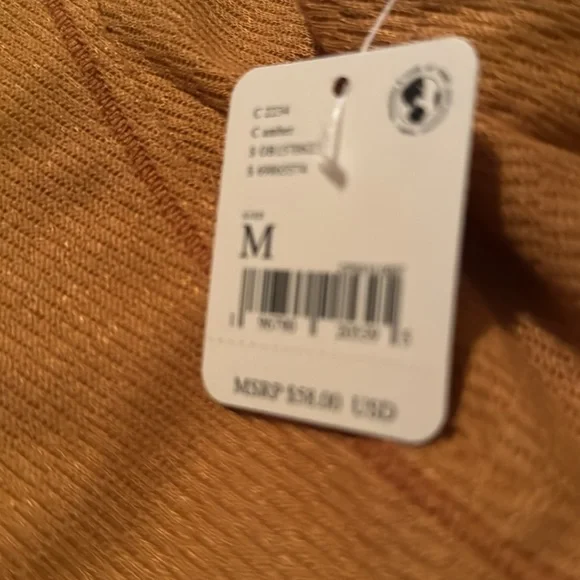 NWT Free People Sloane Bodysuit in Amber, Various Sizes - Picture 10 of 14